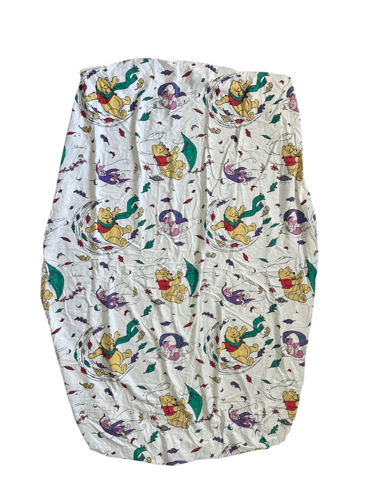 Pooh Flannel Twin Fitted Sheet