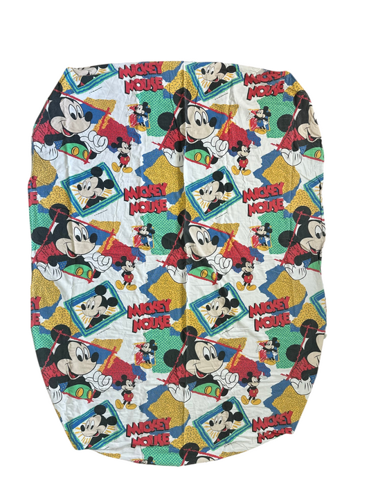 Mickey Mouse Flannel Twin Fitted Sheet