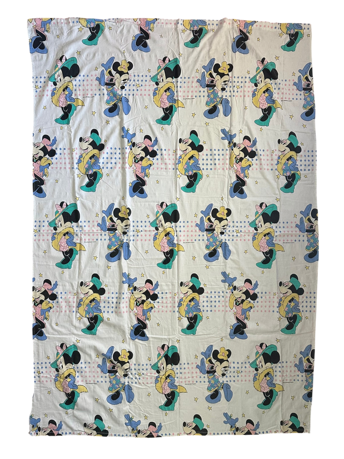 Minnie Flannel Twin Flat Sheet