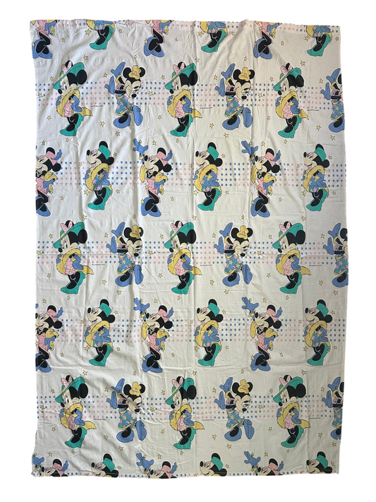 Minnie Flannel Twin Flat Sheet