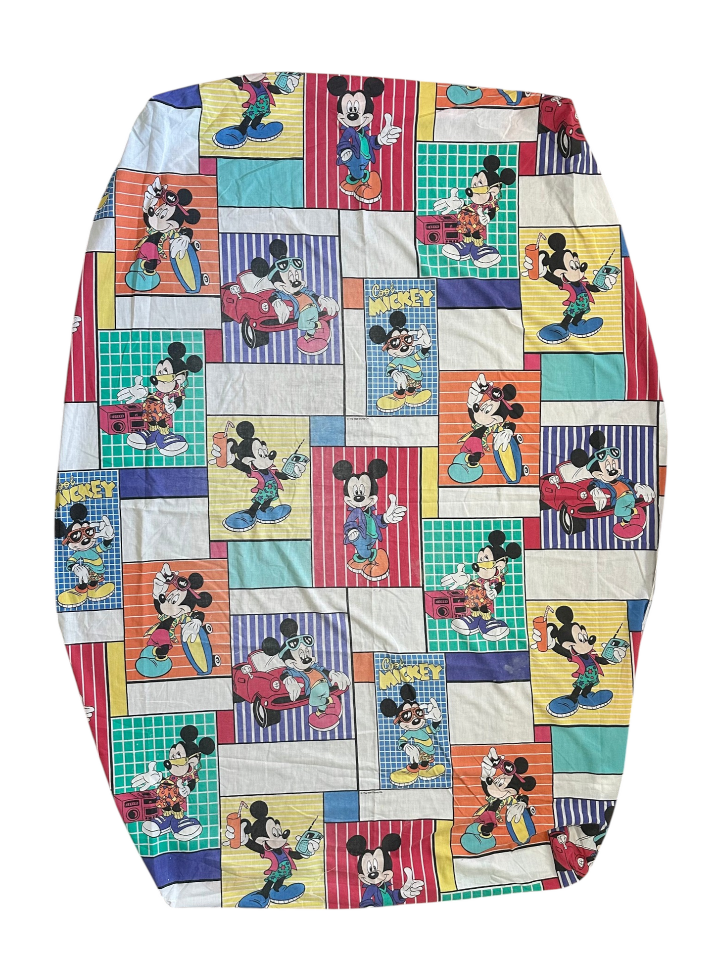 Cool Mickey Twin Fitted Sheet