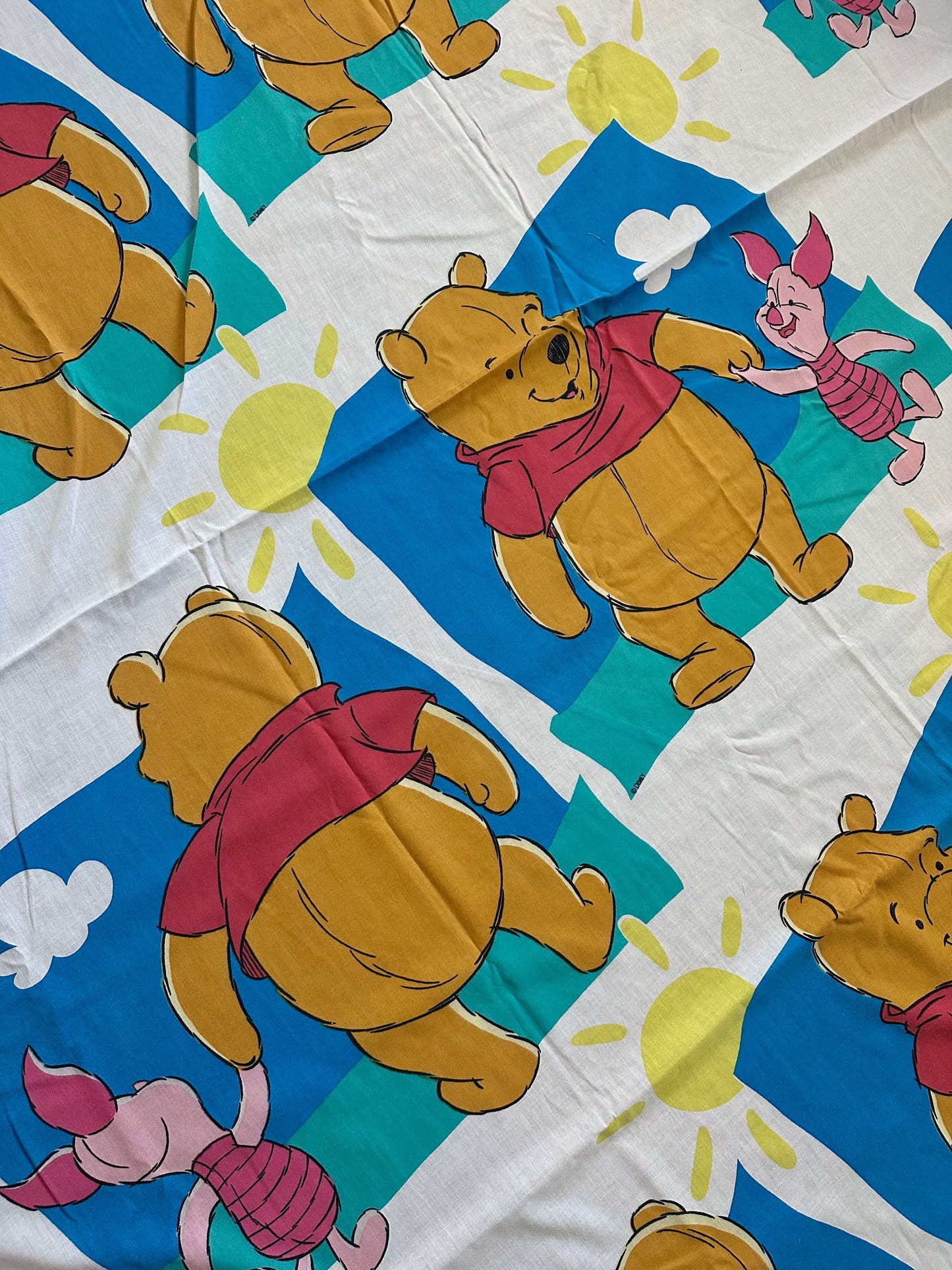 Pooh Twin Flat Sheet