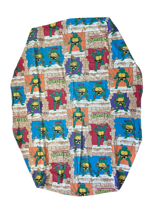 Teenage Mutant Ninja Turtles Flannel Twin Fitted Sheet