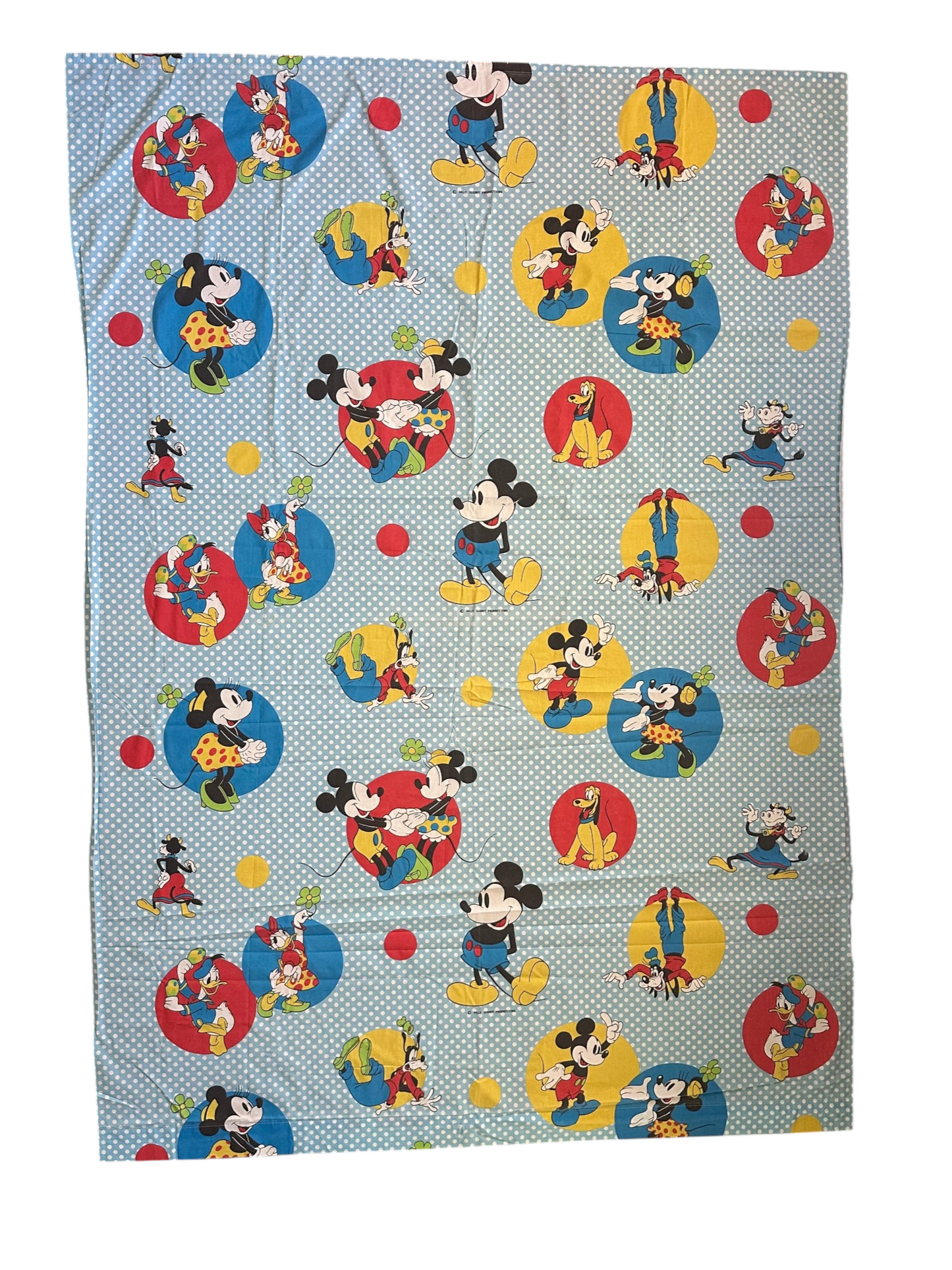 Mickey and Friends Twin Flat Sheet