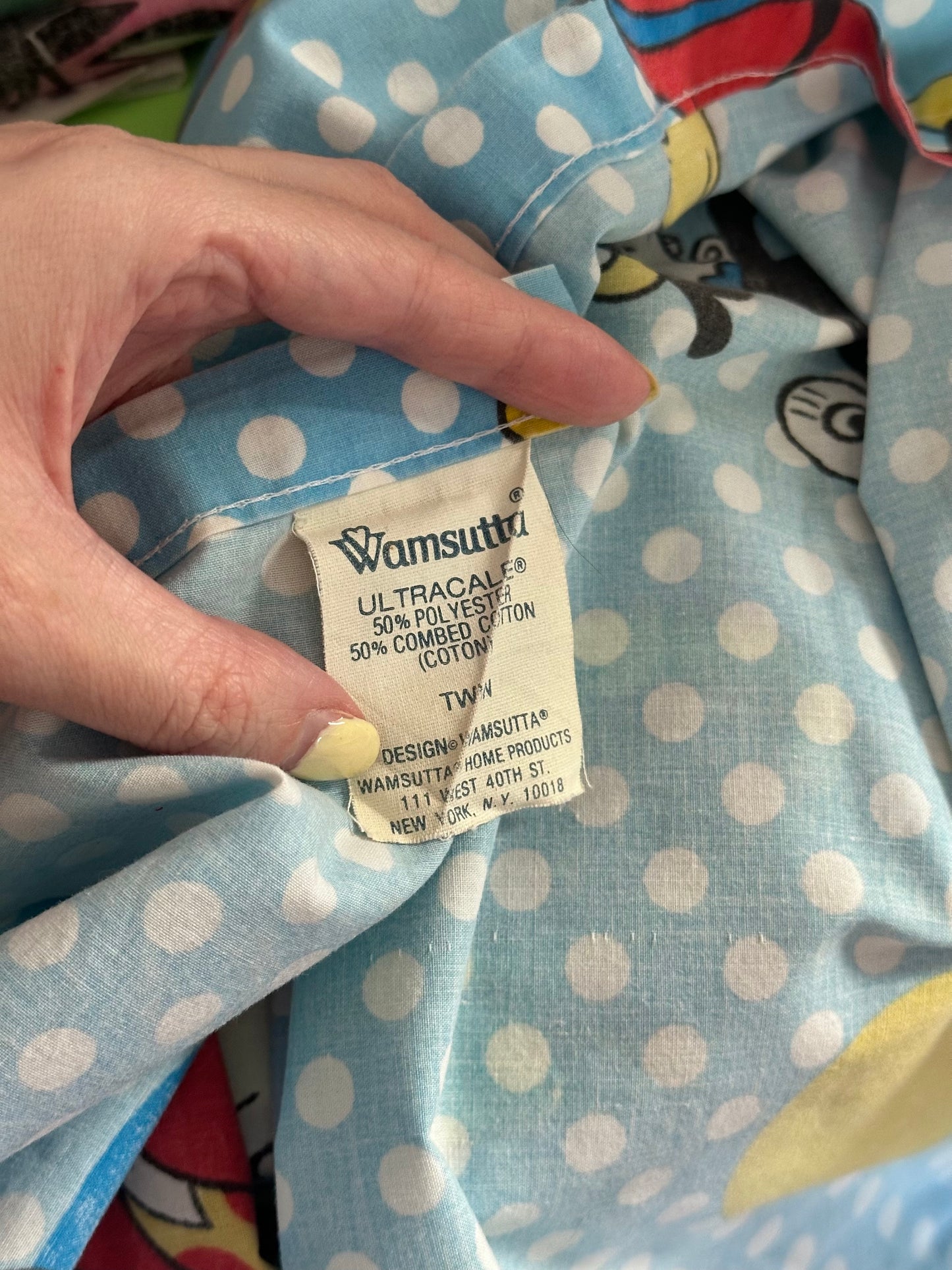 Mickey and Friends Twin Flat Sheet