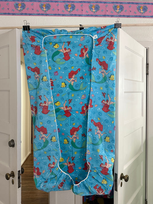 Little Mermaid Toddler/Crib Fitted Sheet