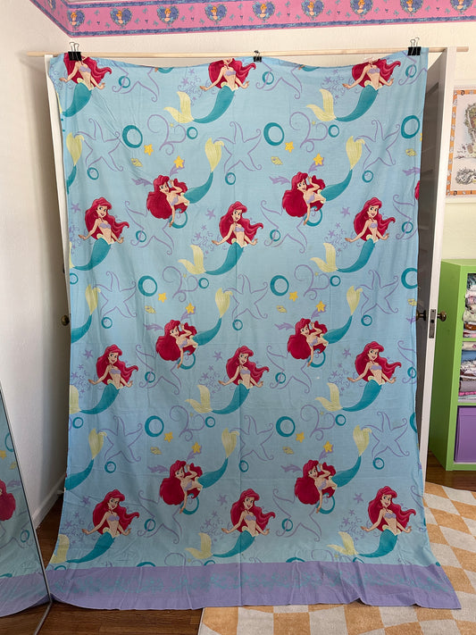 Little Mermaid Twin Flat Sheet