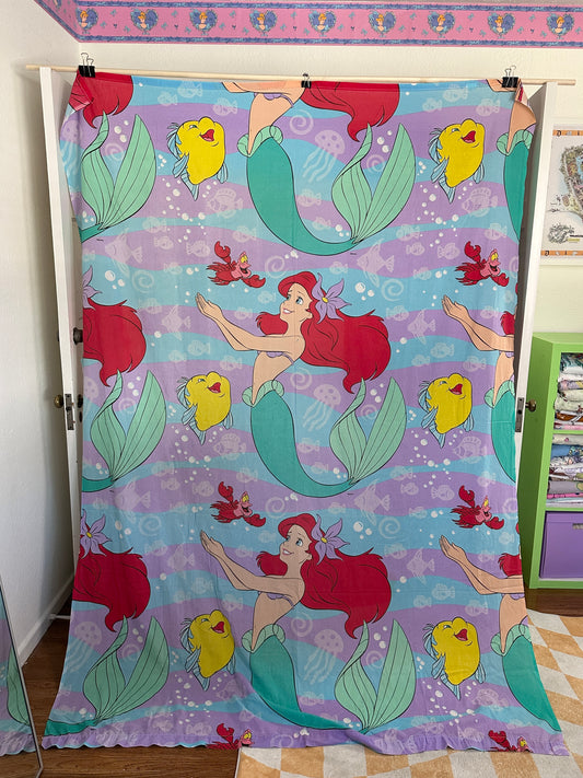 Little Mermaid Twin Flat Sheet