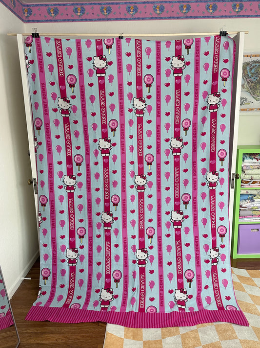 Hello Kitty Twin Flat Sheet