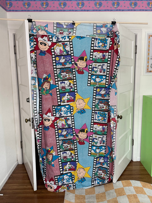 Peanuts Snoopy Movie Twin Fitted Sheet