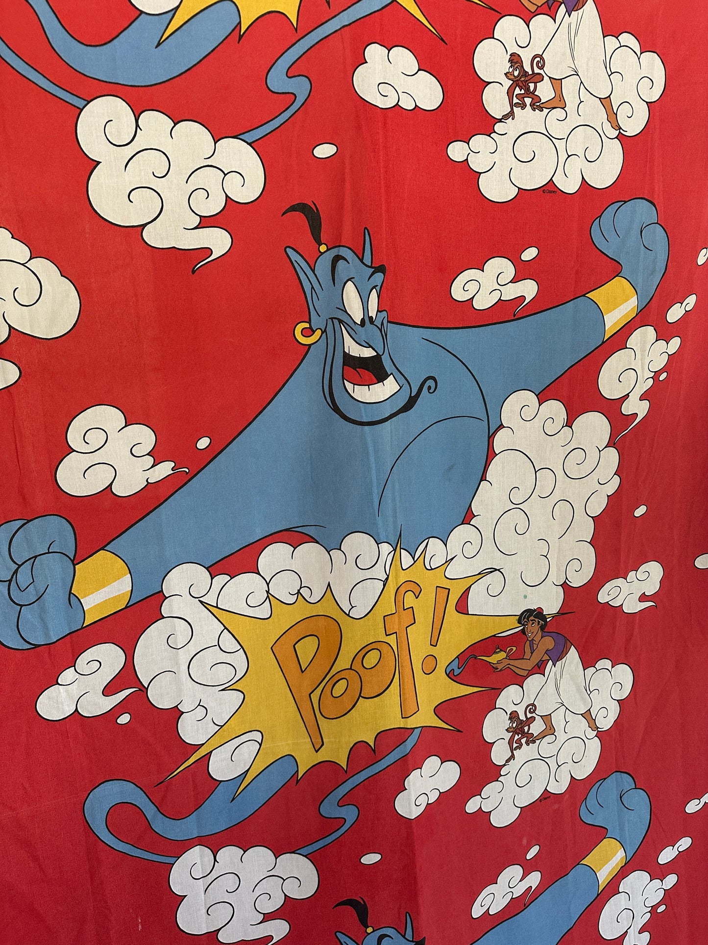 Genie Aladdin Twin Flat Sheet