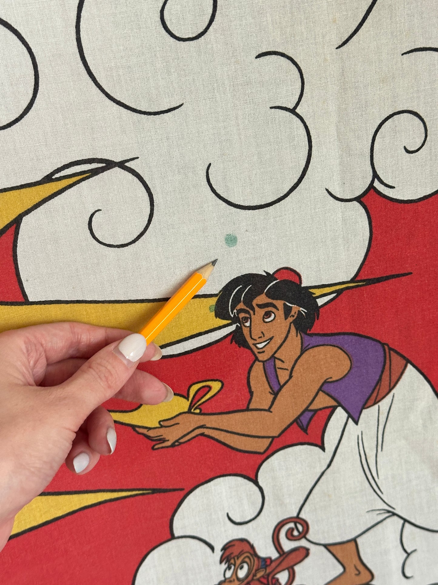 Genie Aladdin Twin Flat Sheet