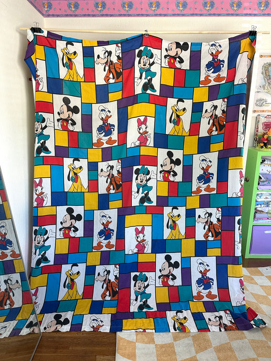 Mickey and Friends Twin Flat Sheet