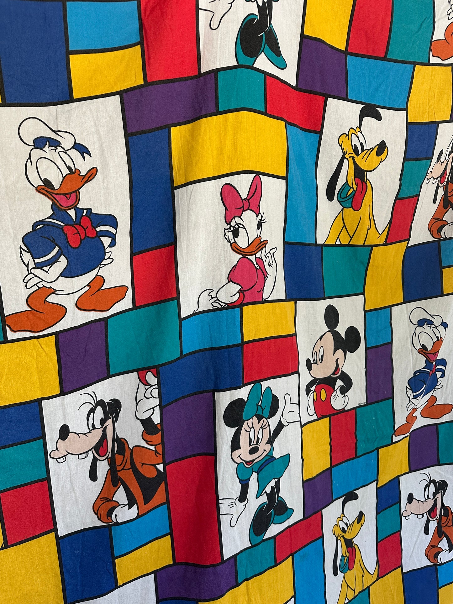 Mickey and Friends Twin Flat Sheet