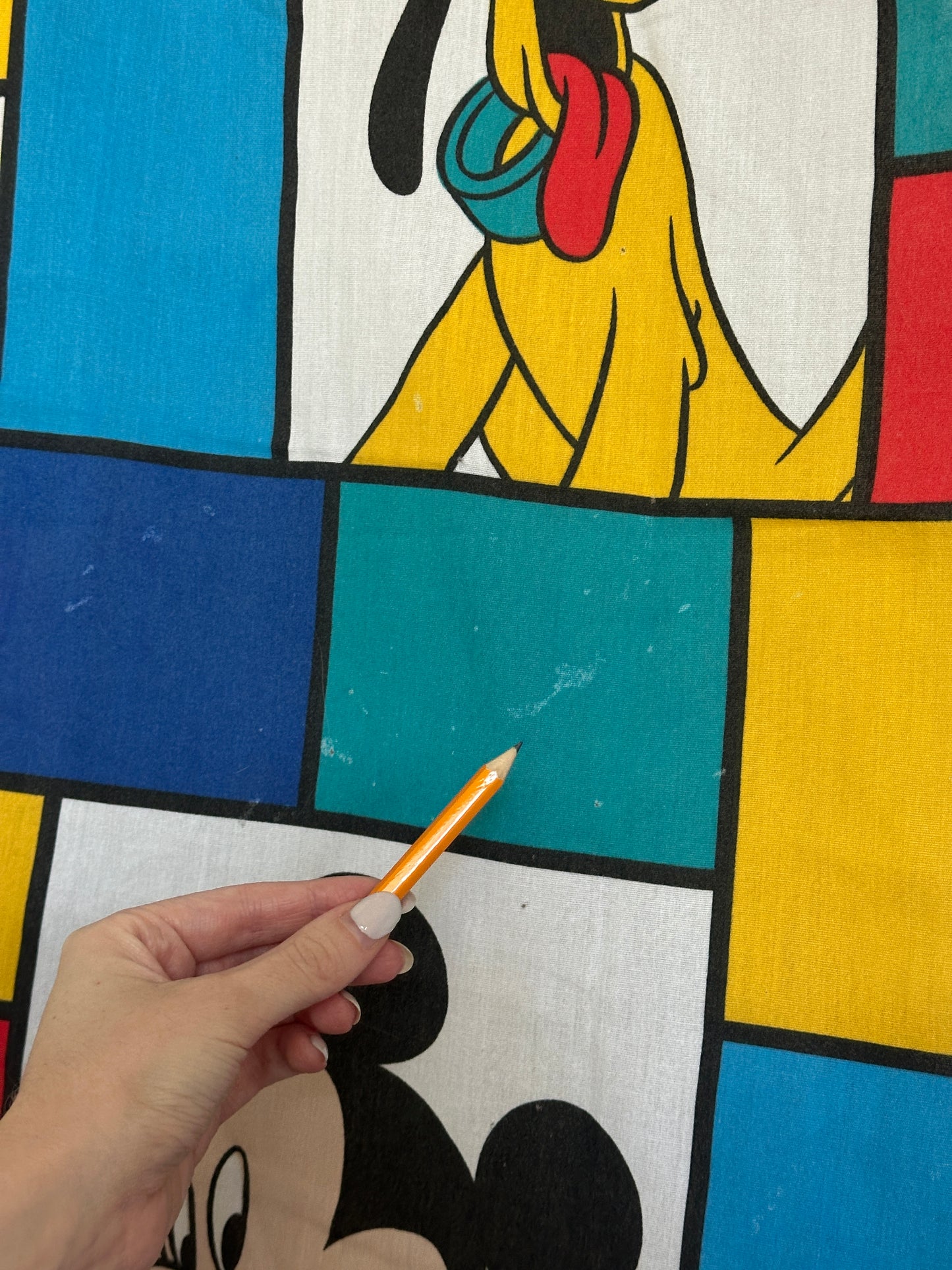 Mickey and Friends Twin Flat Sheet