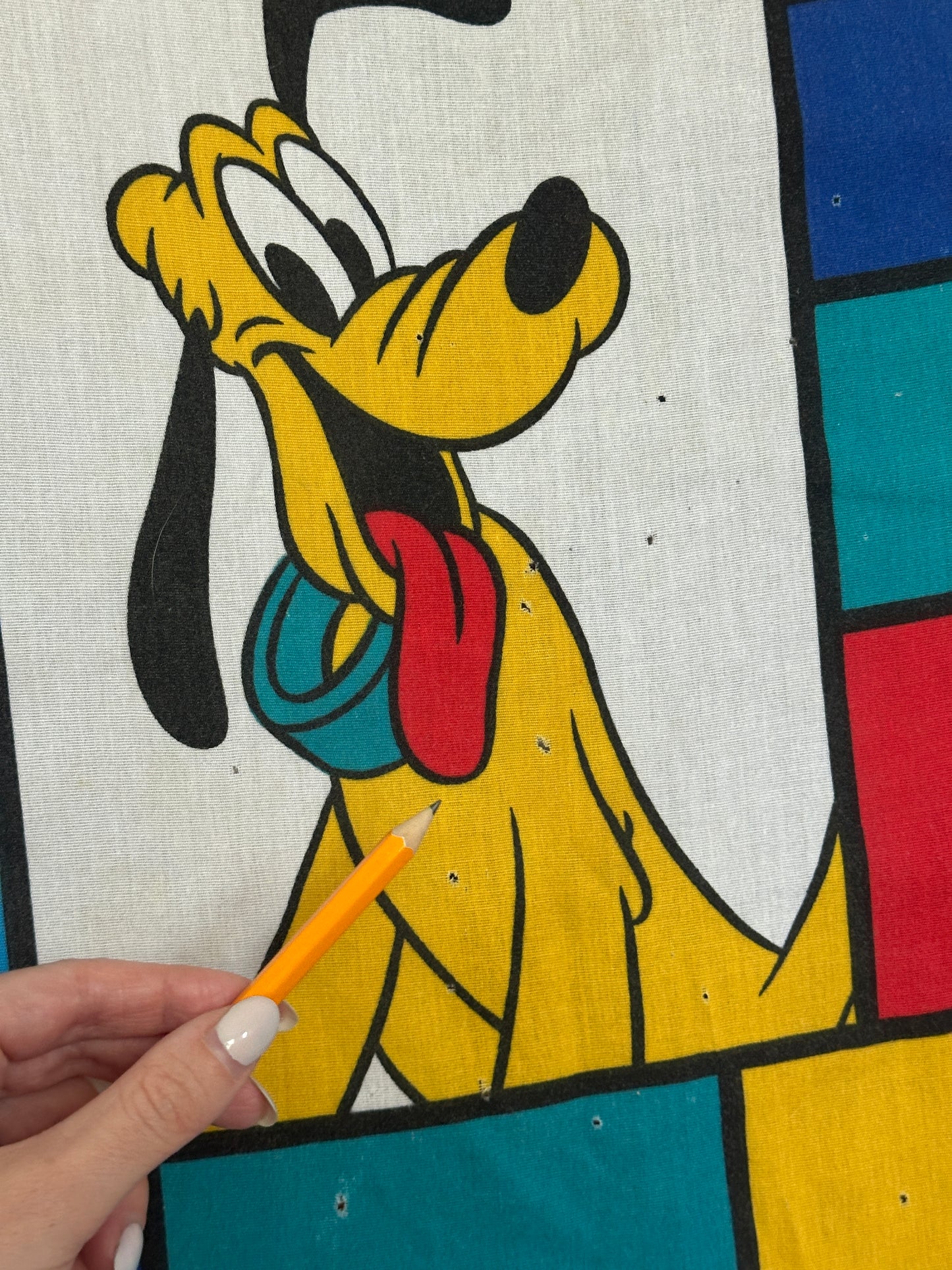 Mickey and Friends Twin Flat Sheet