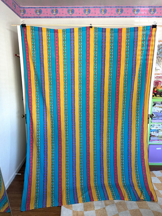 Pocahontas Striped Print Twin Flat Sheet