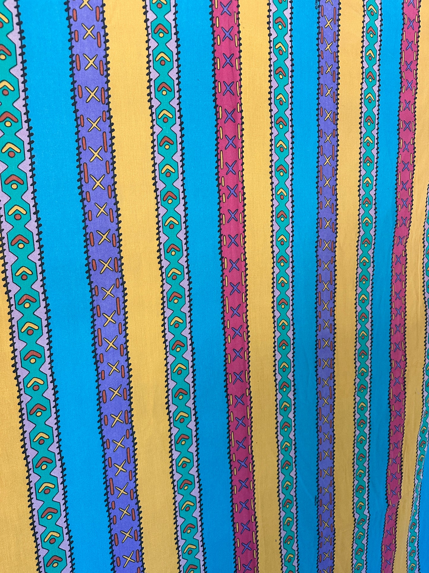 Pocahontas Striped Print Twin Flat Sheet