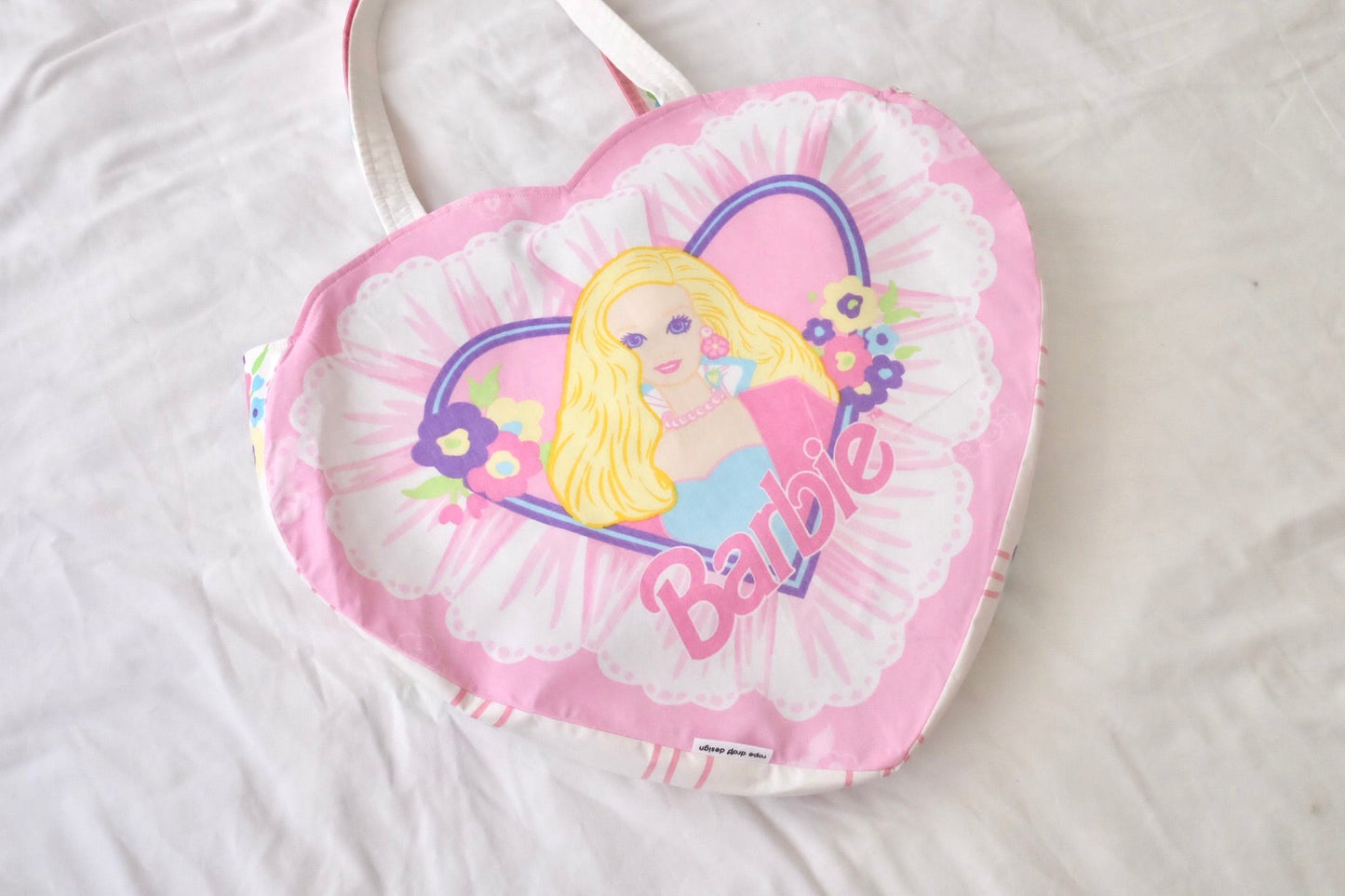 custom heart tote bag
