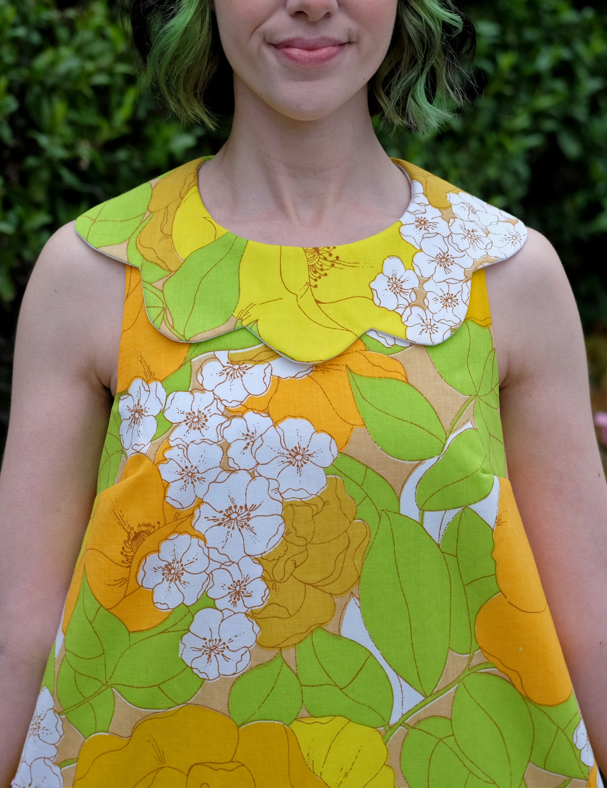 custom petal dress