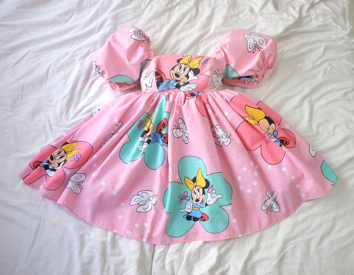 Service Dress Ropes custom puff dress and bow – rope drop design