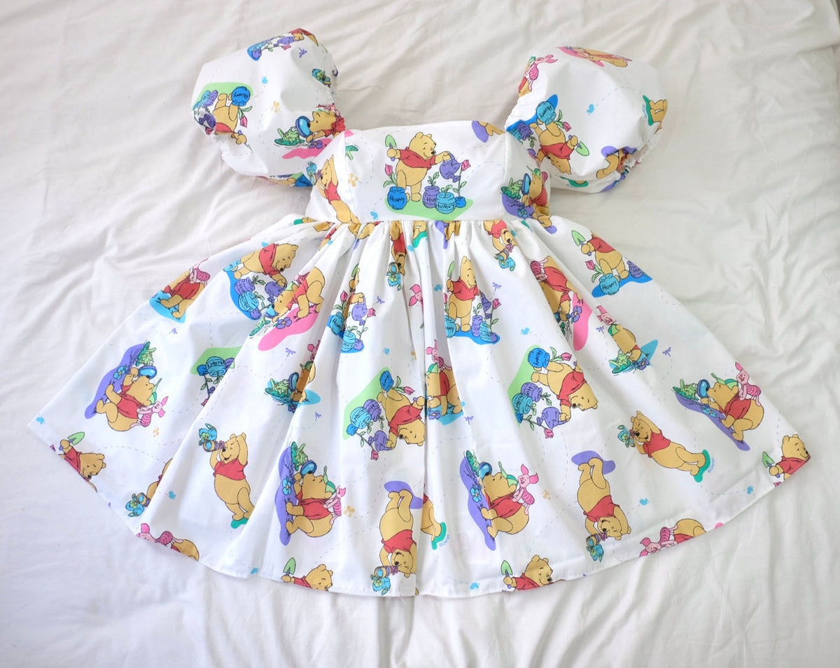 Service Dress Ropes custom puff dress – rope drop design
