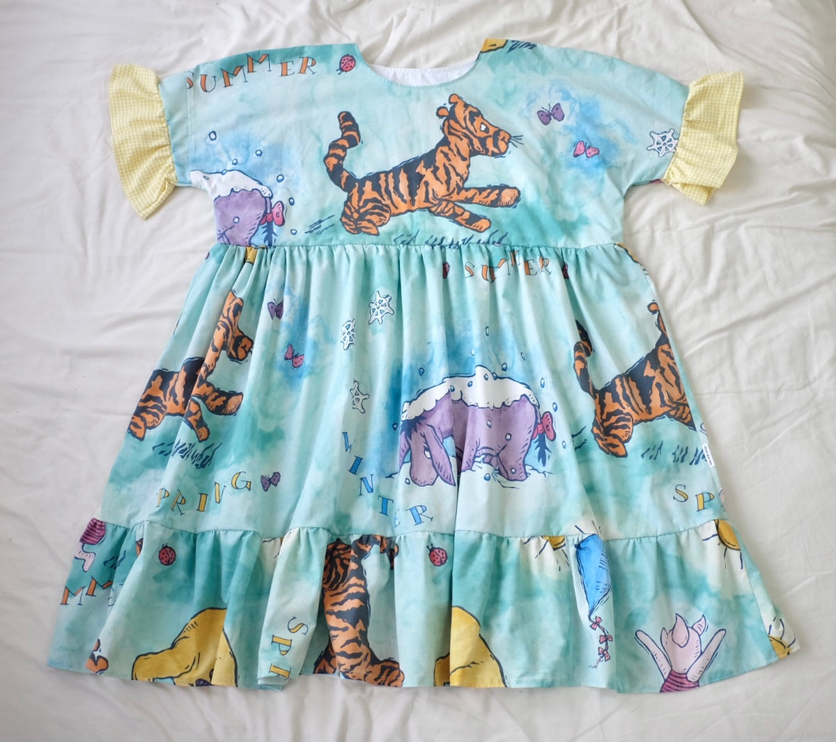 custom midi smock dress